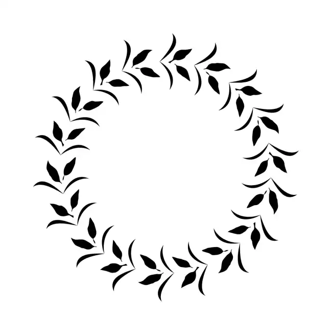 Laurel Wreath  SVG Design | SVG Files for Cricut & Print