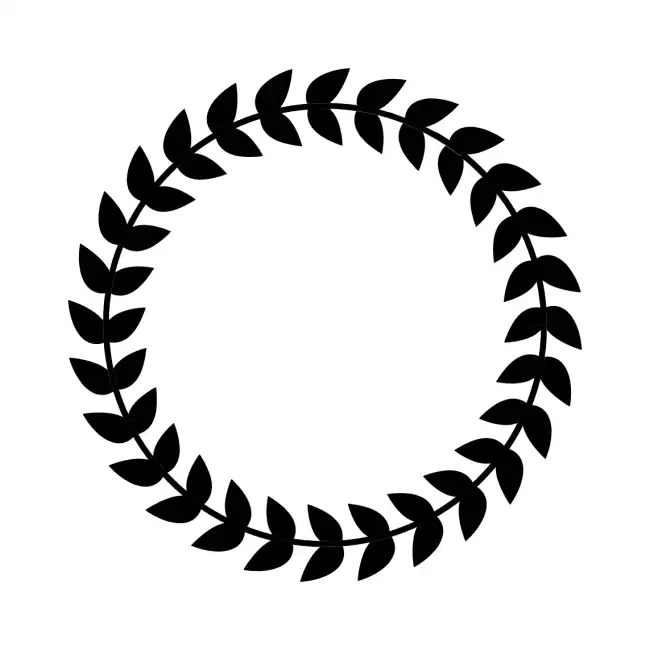 Laurel Wreath  SVG Design | SVG Files for Cricut & Print