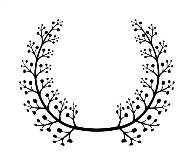 Laurel Wreath  SVG Design | SVG Files for Cricut & Print