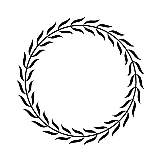 Laurel Wreath  SVG Design | SVG Files for Cricut & Print