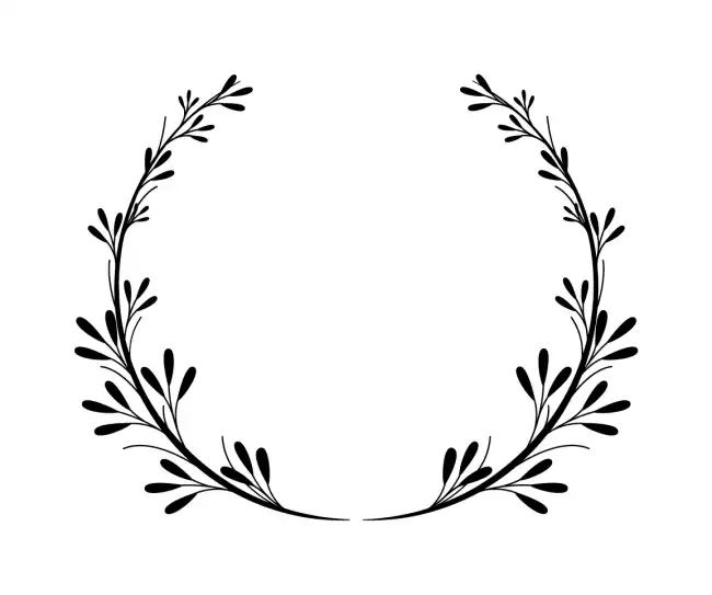 Laurel Wreath  SVG Design | SVG Files for Cricut & Print