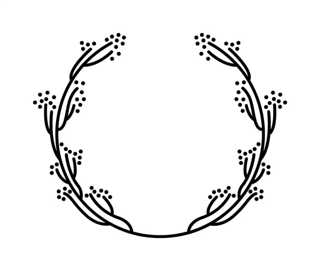 Laurel Wreath  SVG Design | SVG Files for Cricut & Print