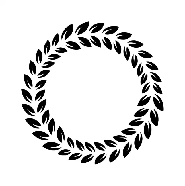 Laurel Wreath  SVG Design | SVG Files for Cricut & Print