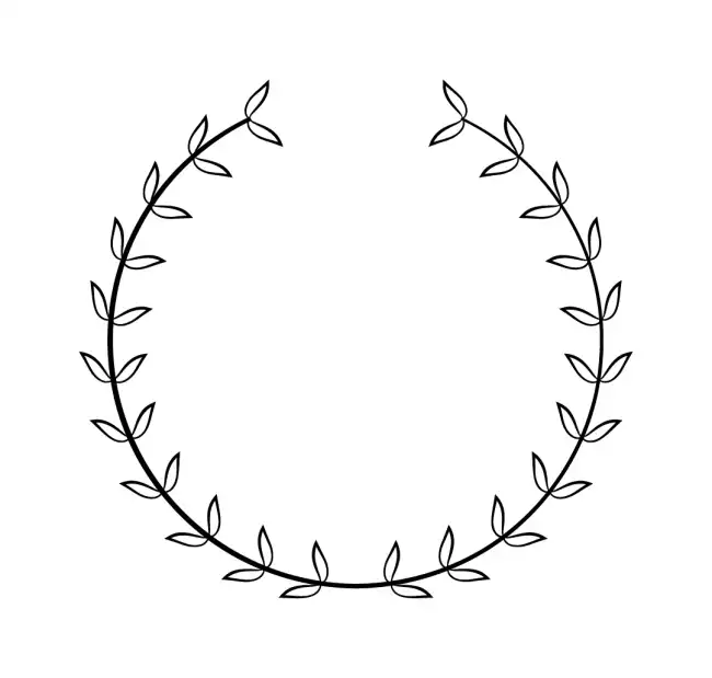 Laurel Wreath  SVG Design | SVG Files for Cricut & Print