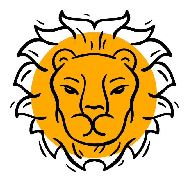 Leo Zodiac Sign Line Art SVG Design | SVG Files for Cricut & Print