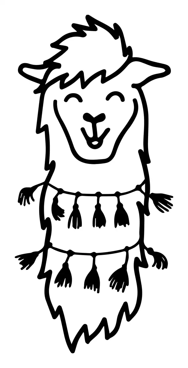 Llama SVG Design | SVG Files for Cricut & Print