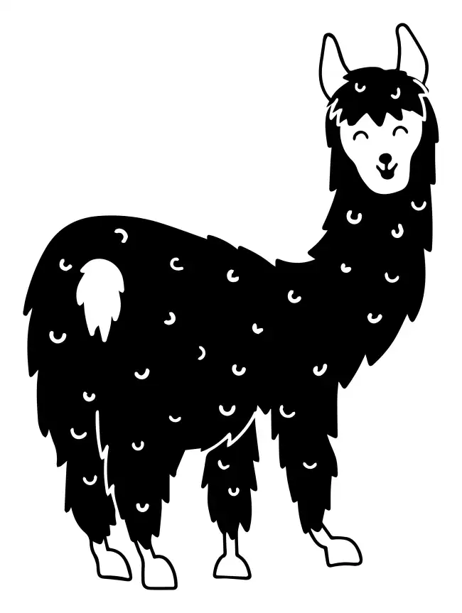 Llama SVG Design | SVG Files for Cricut & Print