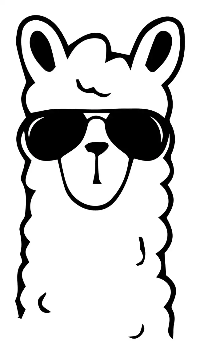 Llama SVG Design | SVG Files for Cricut & Print