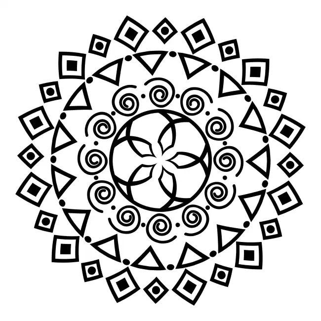 Mandala  SVG Design | SVG Files for Cricut & Print