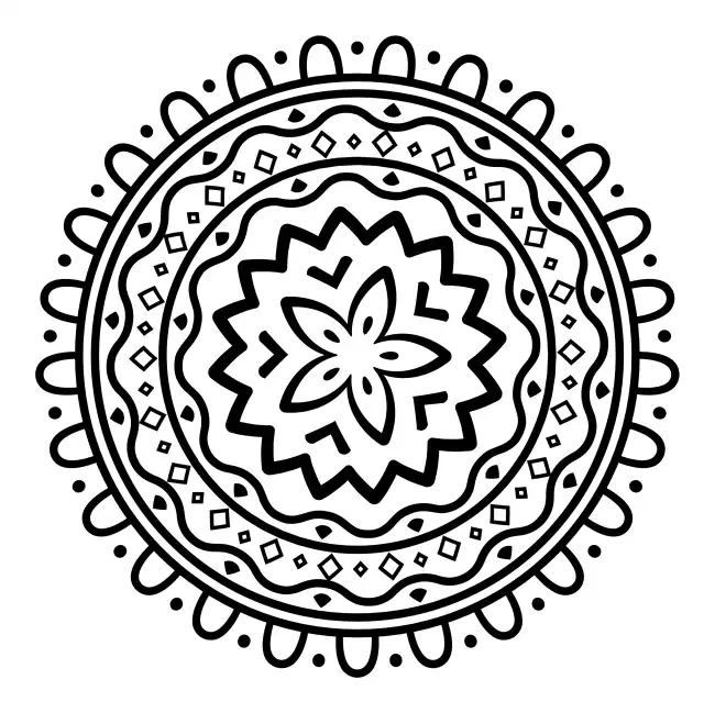 Mandala  SVG Design | SVG Files for Cricut & Print