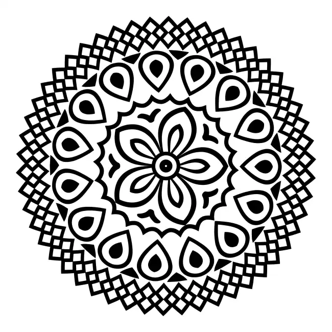 Mandala  SVG Design | SVG Files for Cricut & Print