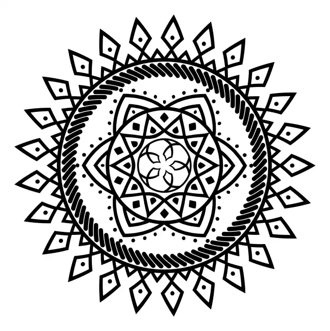 Mandala  SVG Design | SVG Files for Cricut & Print