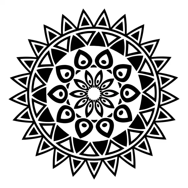 Mandala  SVG Design | SVG Files for Cricut & Print