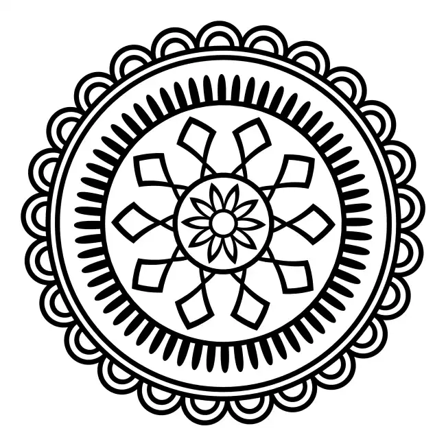 Mandala  SVG Design | SVG Files for Cricut & Print
