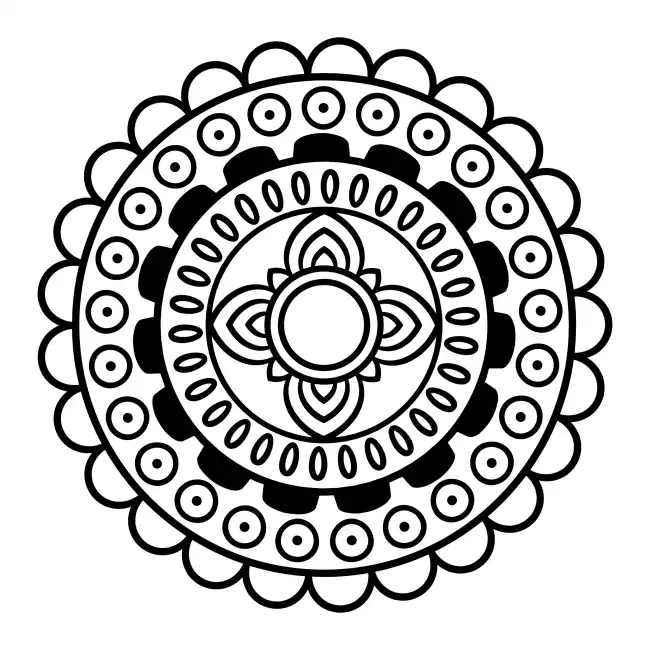 Mandala  SVG Design | SVG Files for Cricut & Print