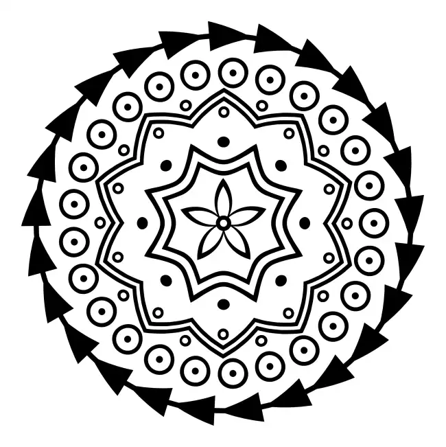 Mandala  SVG Design | SVG Files for Cricut & Print