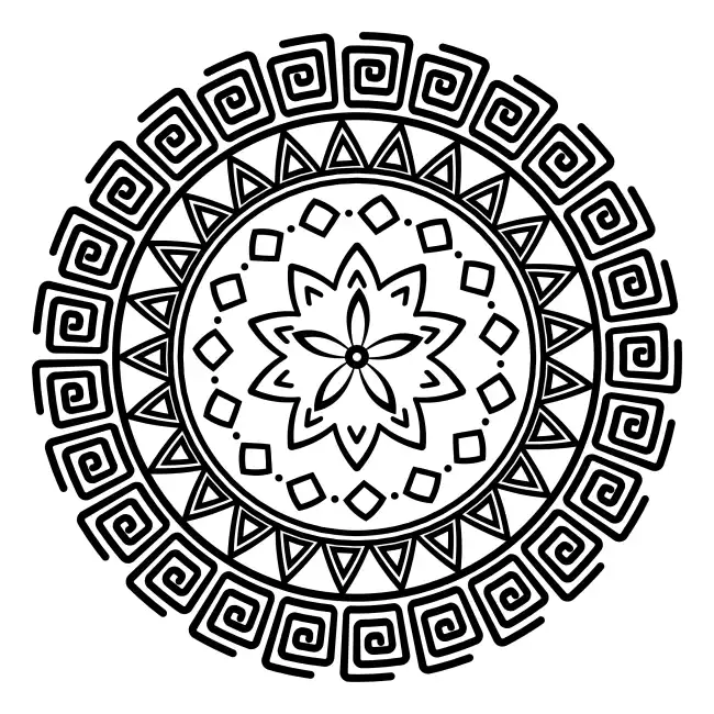 Mandala  SVG Design | SVG Files for Cricut & Print