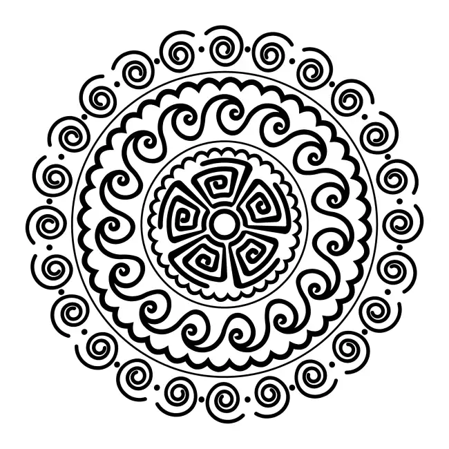 Mandala  SVG Design | SVG Files for Cricut & Print