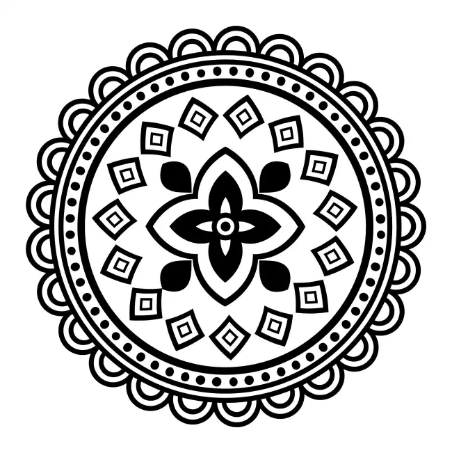 Mandala  SVG Design | SVG Files for Cricut & Print