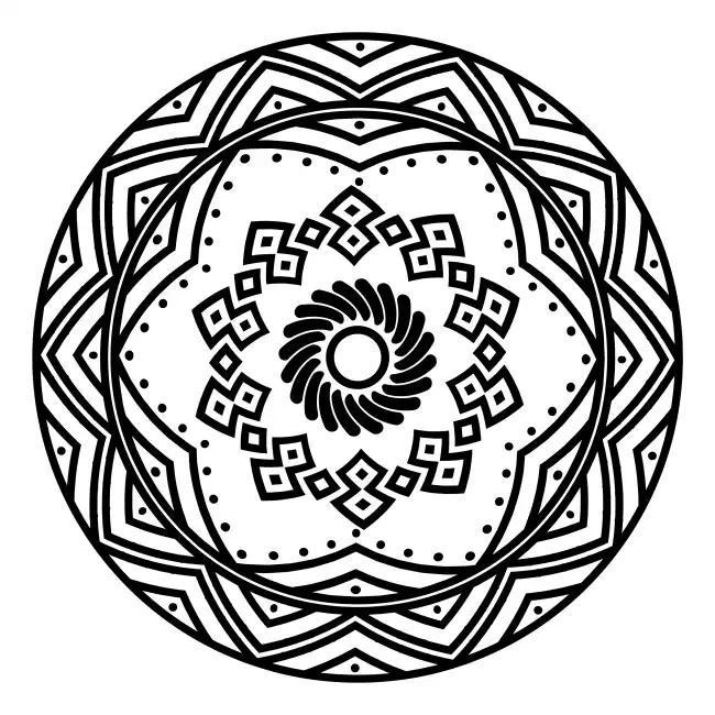 Mandala  SVG Design | SVG Files for Cricut & Print