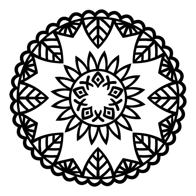 Mandala  SVG Design | SVG Files for Cricut & Print