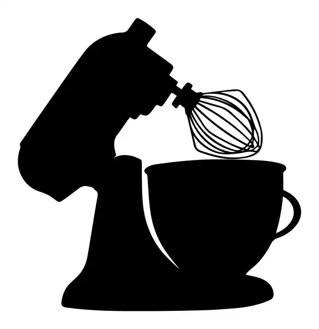 Modern Kitchen Mixer SVG Design | SVG Files for Cricut & Print