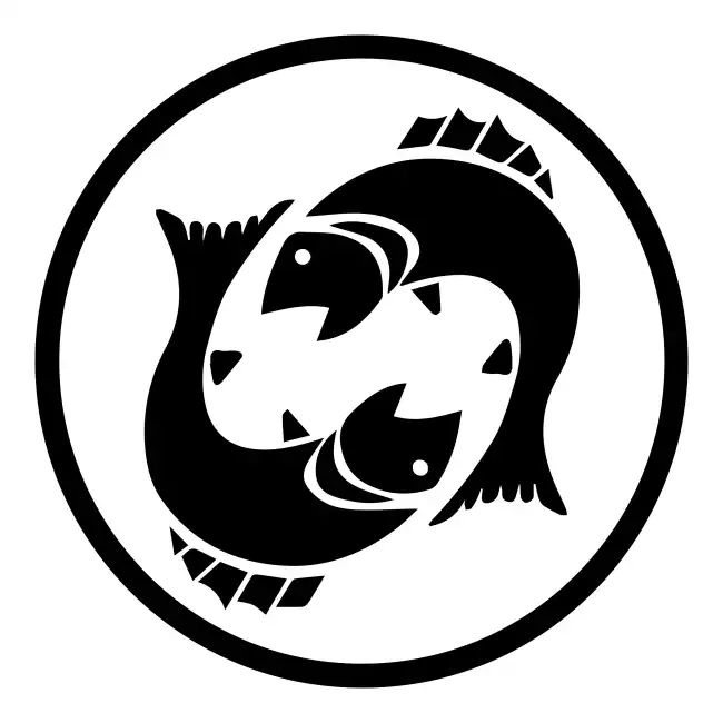 Pisces Zodiac Sign SVG Design | SVG Files for Cricut & Print