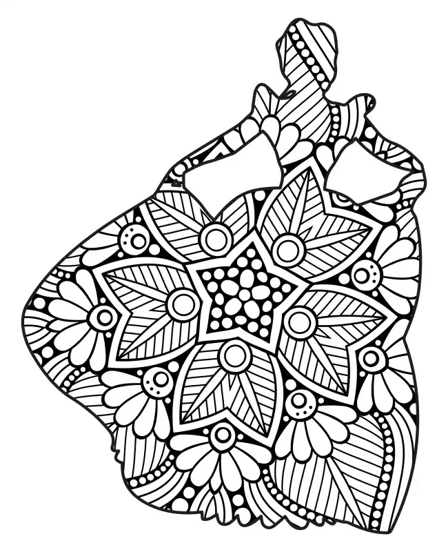 Princess Mandala  SVG Design | SVG Files for Cricut & Print