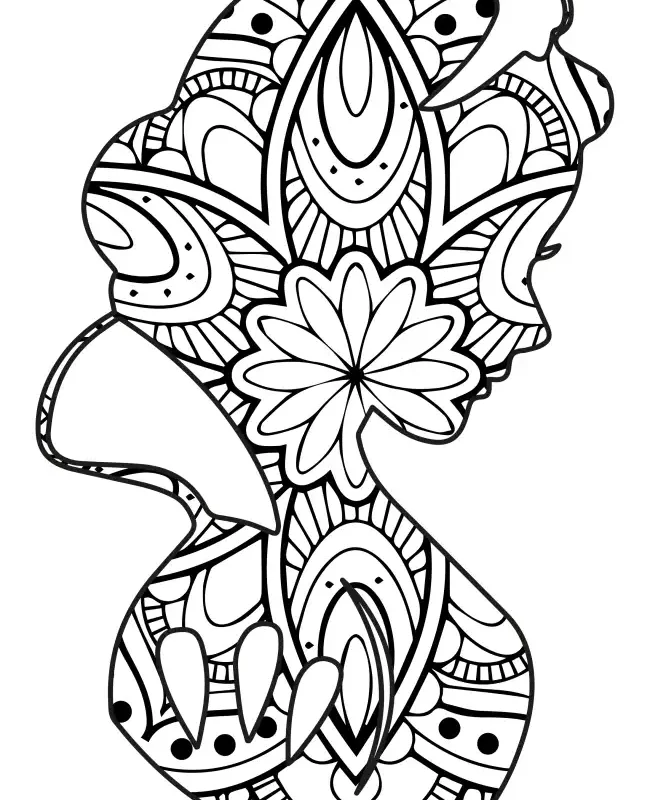 Princess Mandala  SVG Design | SVG Files for Cricut & Print