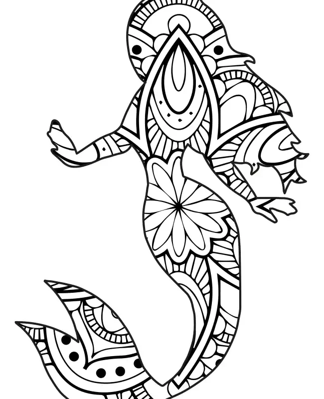 Princess Mandala  SVG Design | SVG Files for Cricut & Print