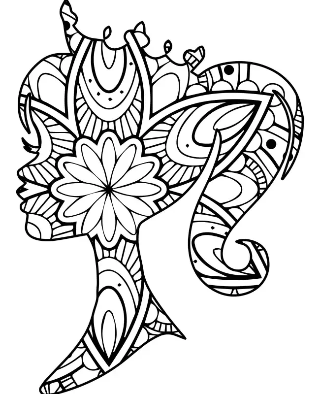 Princess Mandala  SVG Design | SVG Files for Cricut & Print