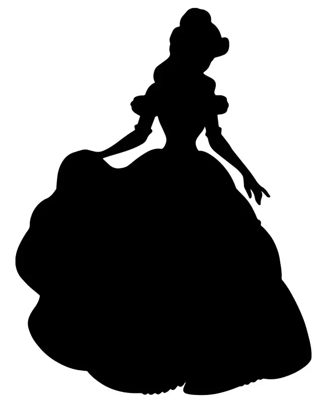 Princess Silhouette  SVG Design | SVG Files for Cricut & Print