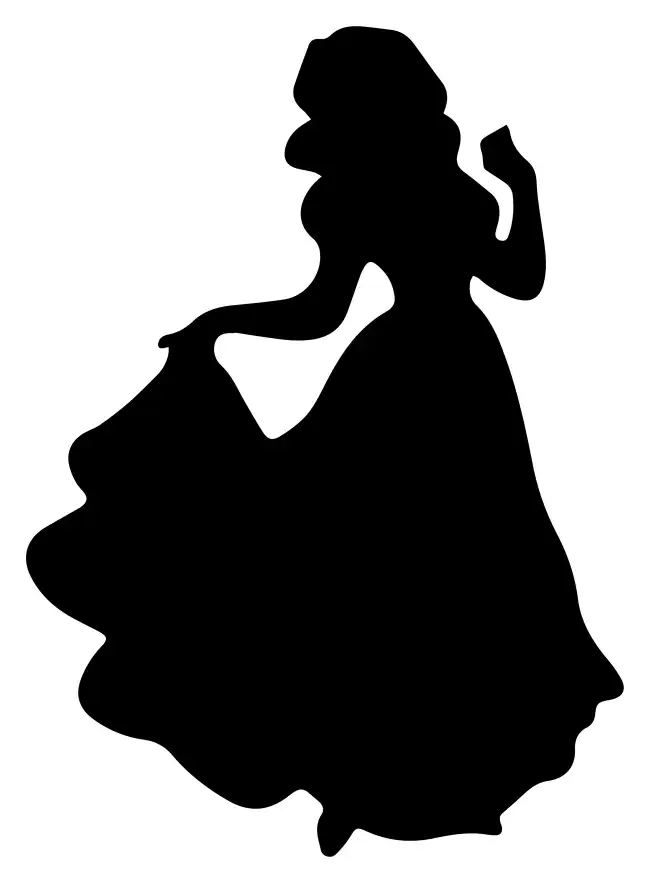 Princess Silhouette SVG Design | SVG Files for Cricut & Print