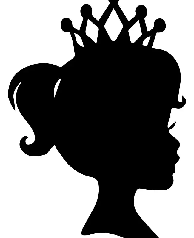 Princess Silhouette  SVG Design | SVG Files for Cricut & Print
