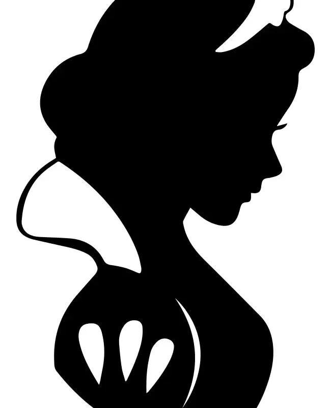 Princess Silhouette  SVG Design | SVG Files for Cricut & Print