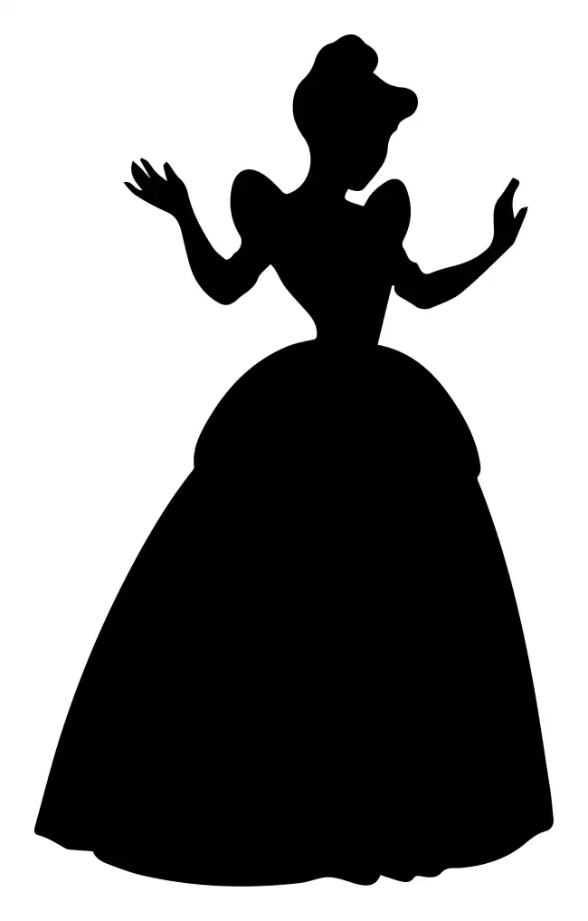 Princess Silhouette SVG Design | SVG Files for Cricut & Print