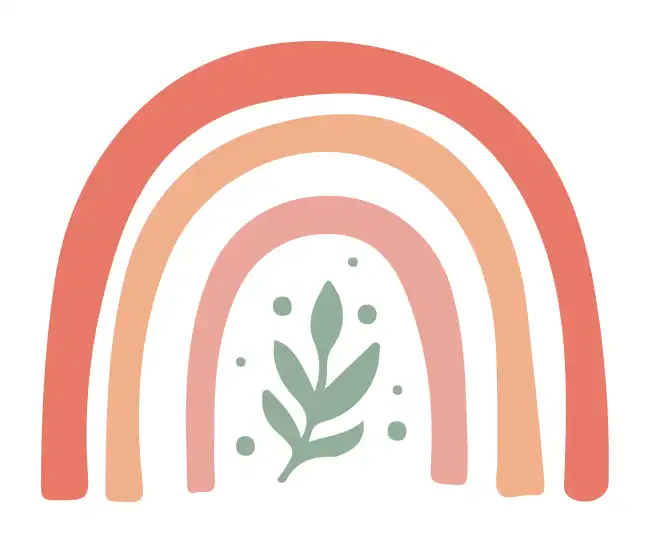 Rainbow Boho  SVG Design | SVG Files for Cricut & Print