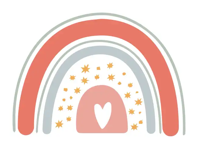 Rainbow Boho  SVG Design | SVG Files for Cricut & Print