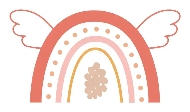 Rainbow Boho  SVG Design | SVG Files for Cricut & Print