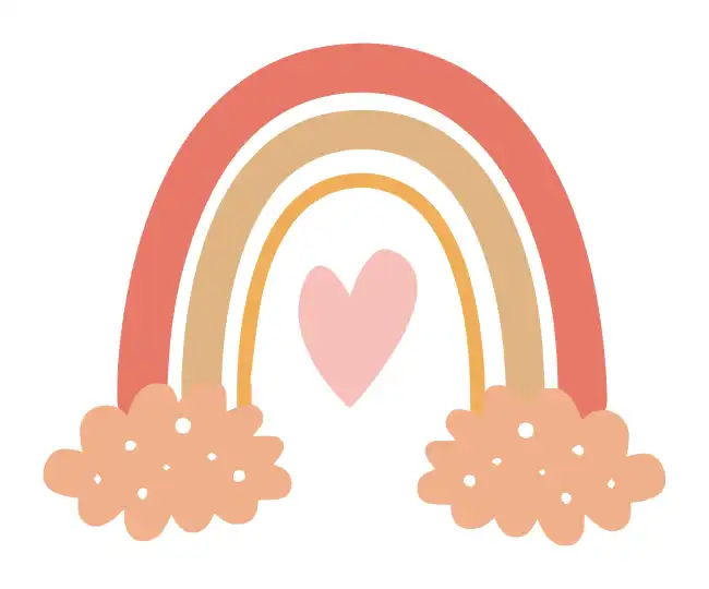 Rainbow Boho  SVG Design | SVG Files for Cricut & Print