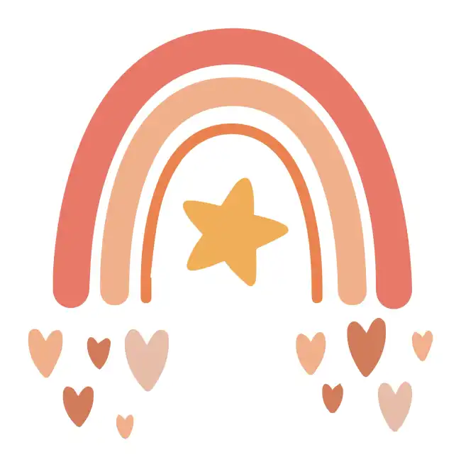 Rainbow Boho  SVG Design | SVG Files for Cricut & Print