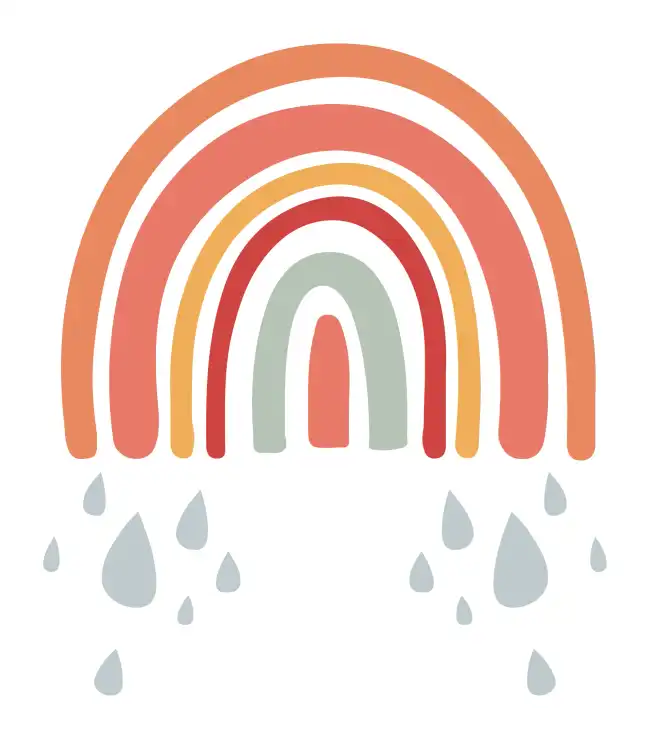 Rainbow Boho  SVG Design | SVG Files for Cricut & Print