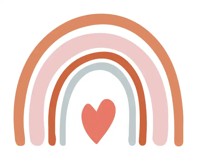 Rainbow Boho  SVG Design | SVG Files for Cricut & Print