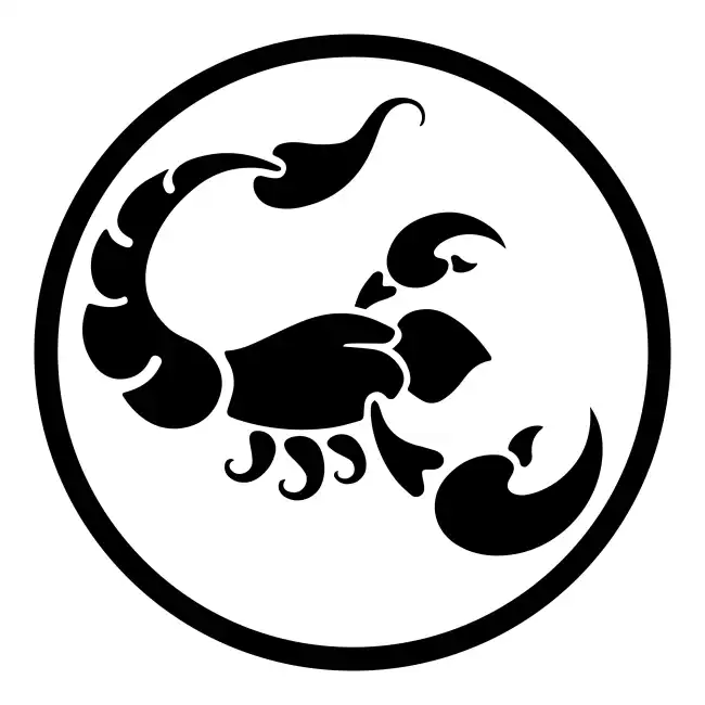 Scorpio Zodiac Sign SVG Design | SVG Files for Cricut & Print
