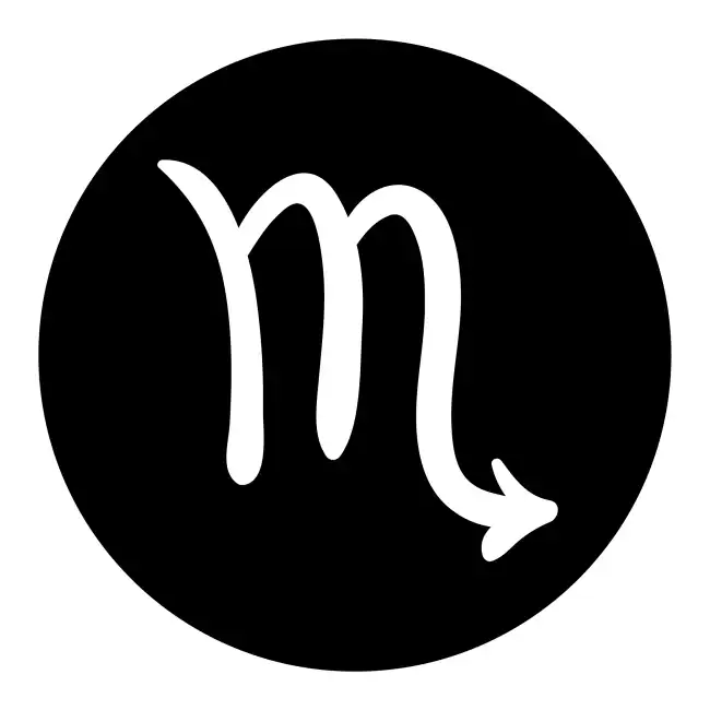 Scorpio Zodiac Signs Solid SVG Design | SVG Files for Cricut & Print