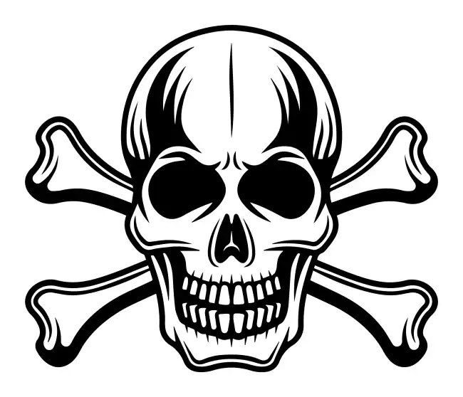 Skull Head  SVG Design | SVG Files for Cricut & Print