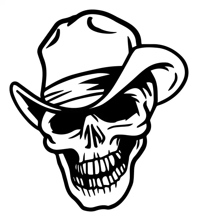 Skull Head  SVG Design | SVG Files for Cricut & Print