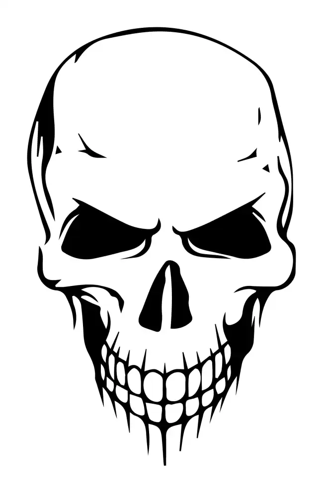 Skull Head SVG Design | SVG Files for Cricut & Print