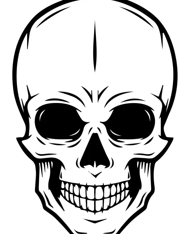 Skull Head  SVG Design | SVG Files for Cricut & Print