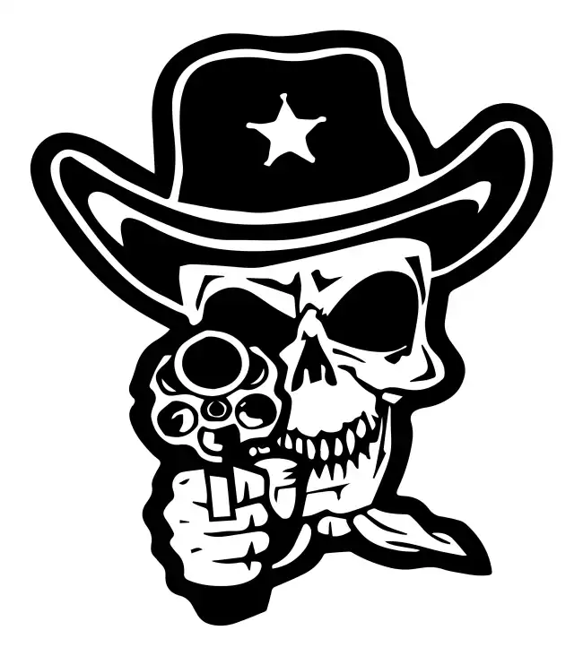 Skull Head  SVG Design | SVG Files for Cricut & Print